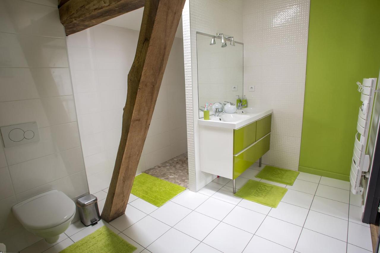 Maison Maupas Chambre Bleue Bellesserre Luaran gambar